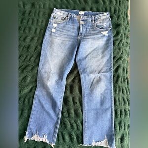 KanCan Light Blue Denim Jeans with Subtle Distress